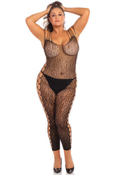 Animal Crotchless Bodystocking - RR7076X by René Rofé